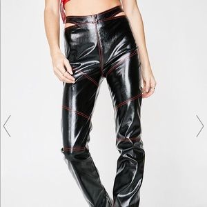 I.AM.GIA. Paris Cutout Vegan Vinyl Pants